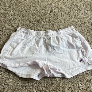 pale pink champion shorts